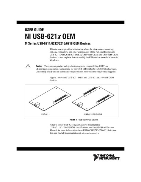 ni usb 6218 driver download.